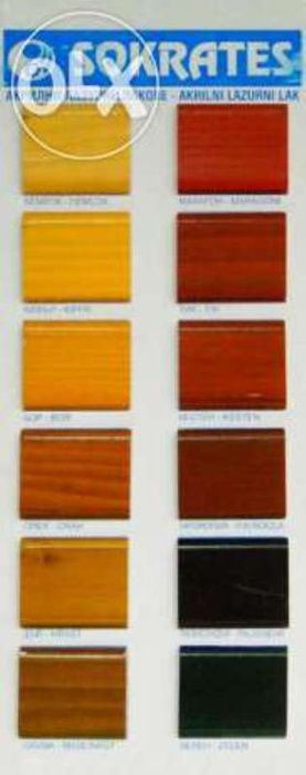 Лакове и Боя на водна основа Сократес