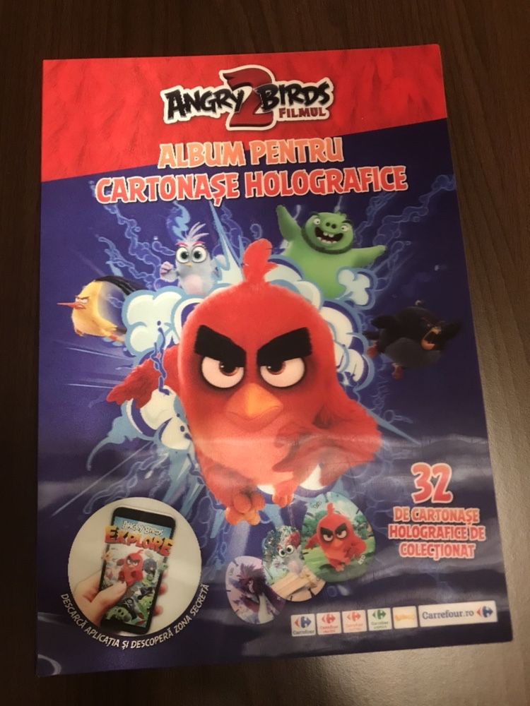 Angry Birds - Album ptr Cartonașe holografice