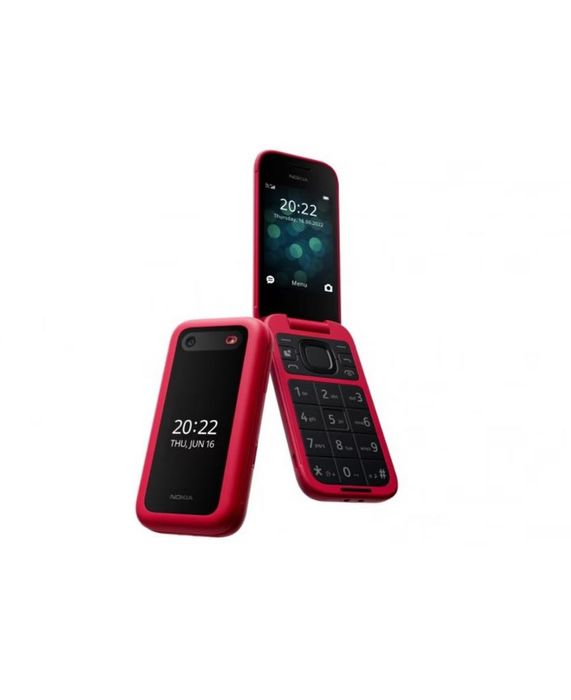 Телефон  Nokia 2660 Flip, 4G, 128 MB, 48 MB RAM, Dual SIM, Rosu