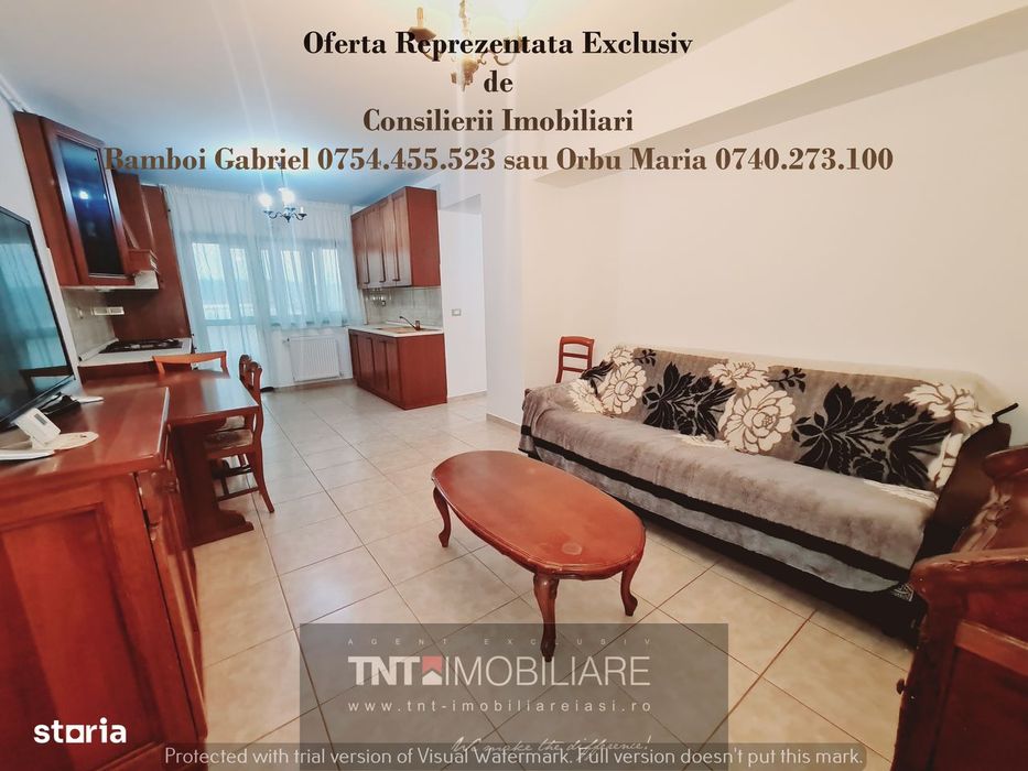 Apartament 3 camere de inchiriat Bloc Nou zona Nicolina- CUG