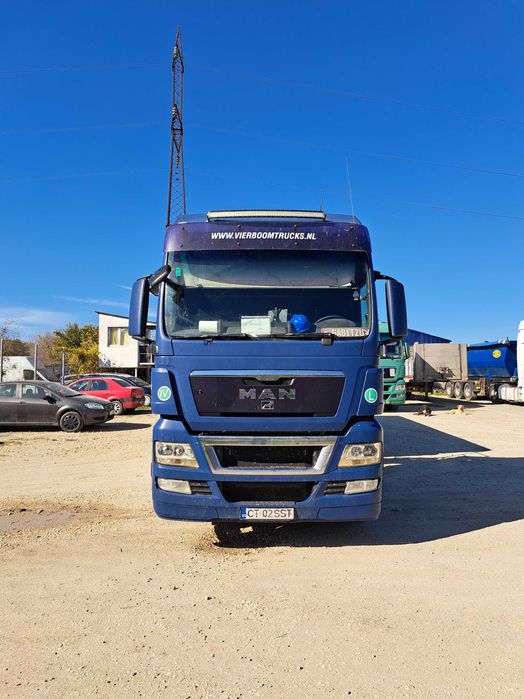 Man Tgx si bena piatra Schmitz