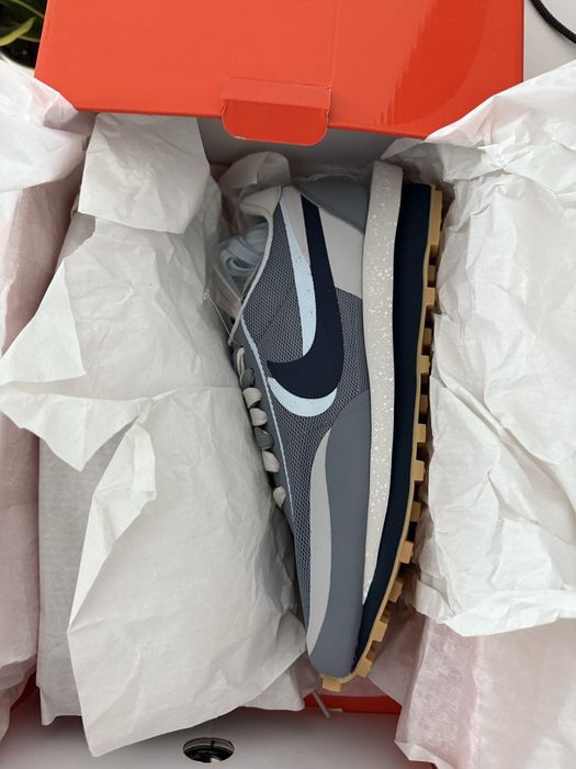 Nike LD Waffle sacai x CLOT Kiss of Death 2 Cool Grey US10.5 EUR44.5