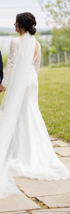 Rochie de mireasa sirena de dantela