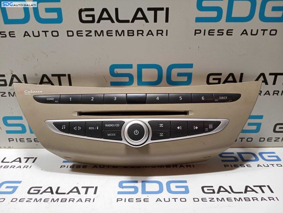 Panou Consola Comanda Buton Butoane Radio CD Player Renault Laguna 3 2007 - 2015 Cod 039-2975-00 [M4524]