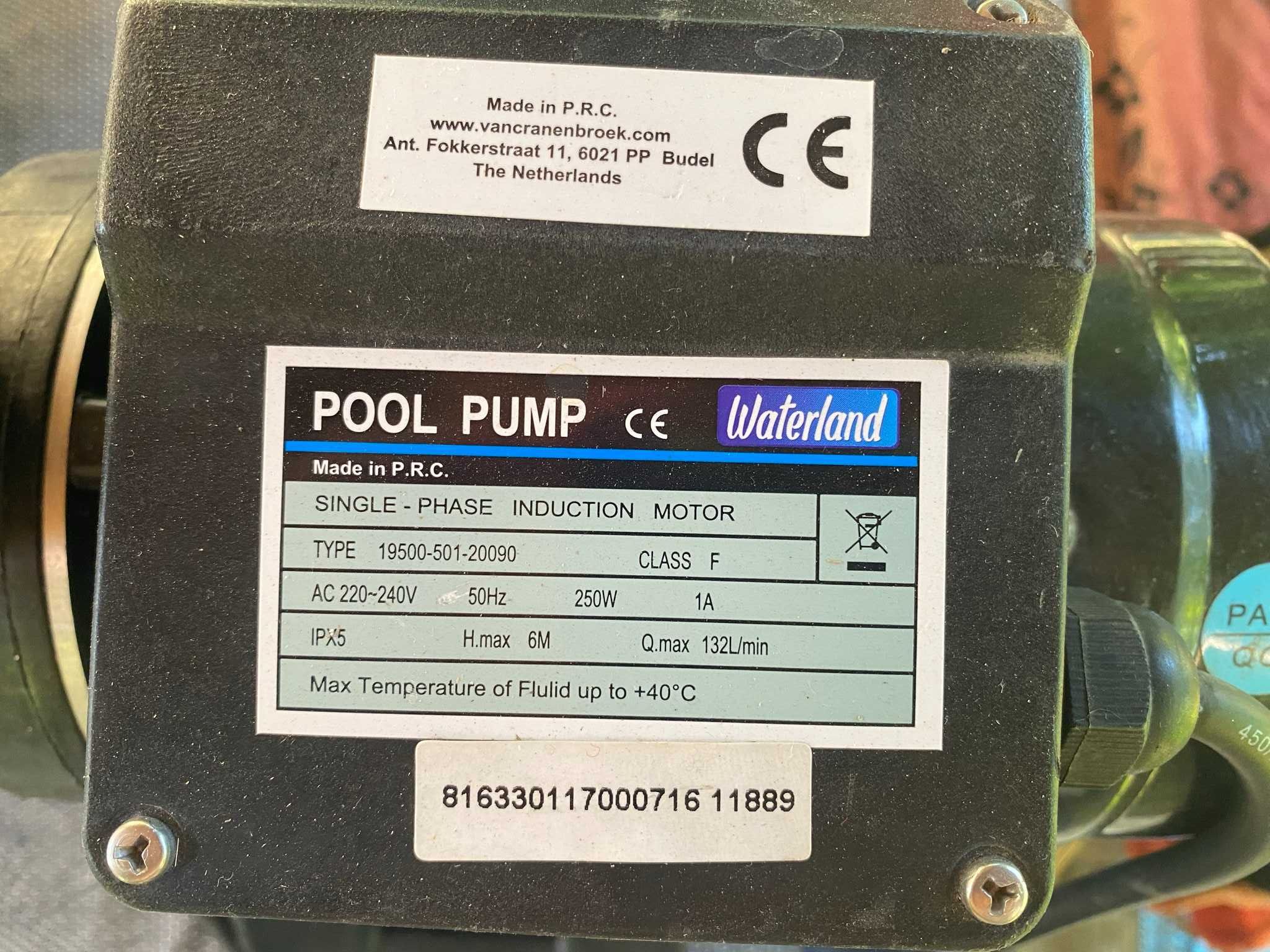 Басейнова помпа Waterland Single-Phase Induction Motor