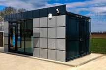 Container prrzentare Firma, Showroom, prezentare produse, placate Bond
