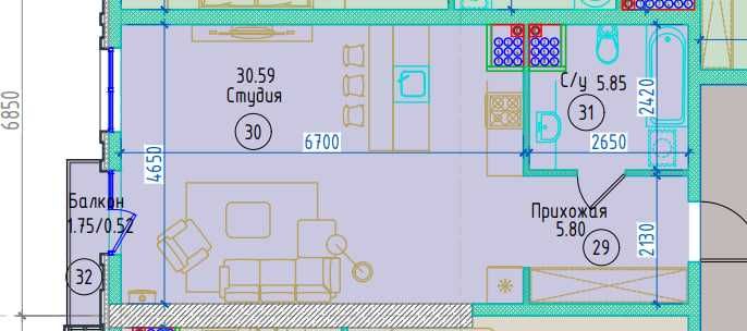 ЖК Триумф | 2 квартиры | от 36K$ | Яшнабад | 850$/м²