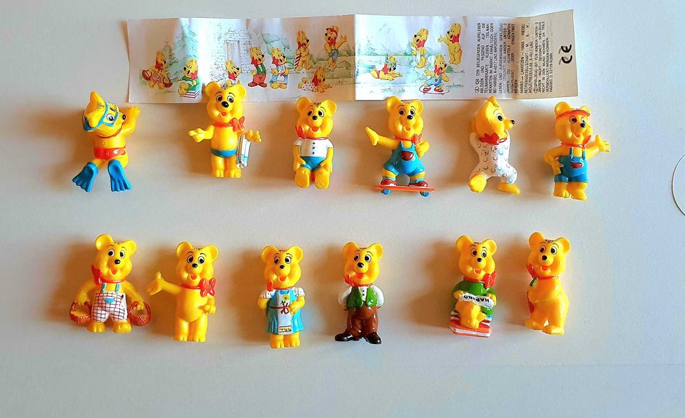 Пълни серии от Kinder Surprise