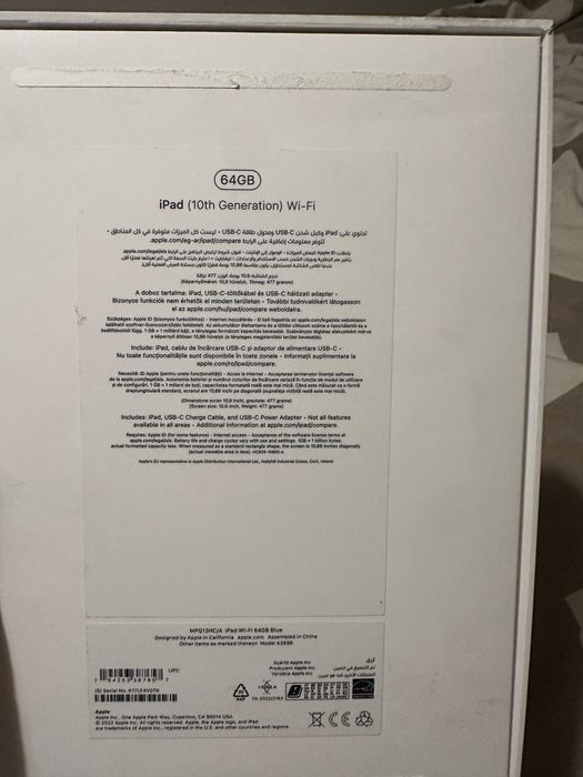 Apple iPad 10 (2022), 10.9, 64GB