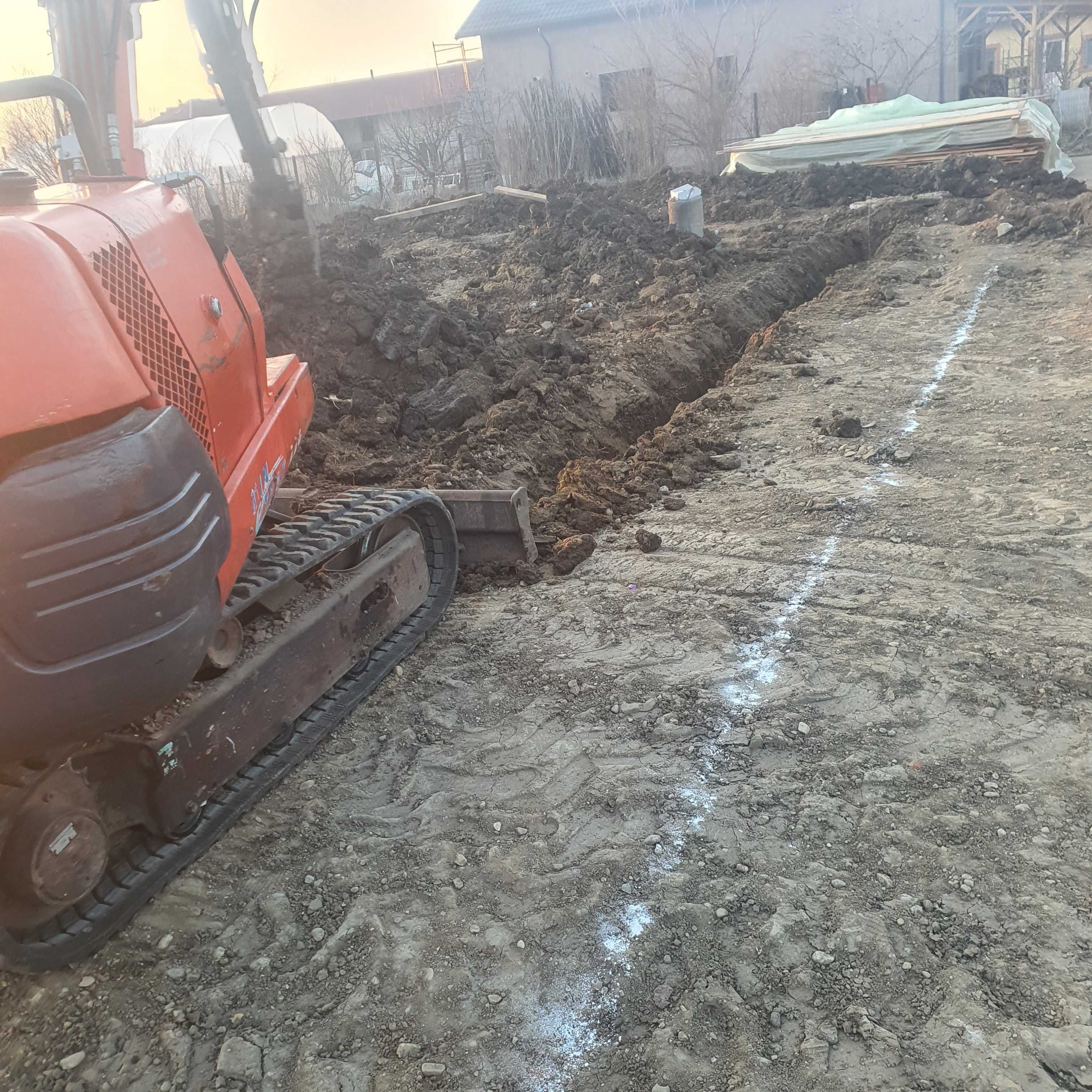 Sapaturi miniexcavator pietris nisip Draganesti olt