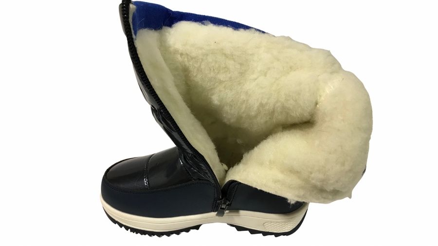 Детски апрески за сняг в синьо-7296