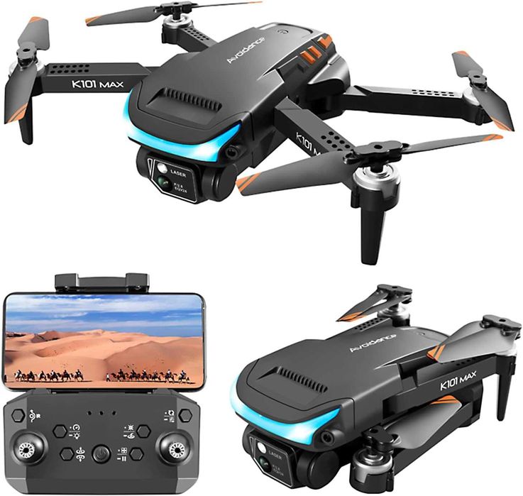 K101MAX Дрон с ESC камера 2K HD, Quad Air Drone с FPV видео