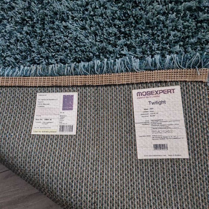 Covor mobexpert twilight  133x195 Acqua
