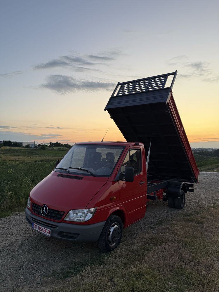 Mercedes Sprinter 413 basculabil pe 3 parti bena lunga 4.40 LT46 416