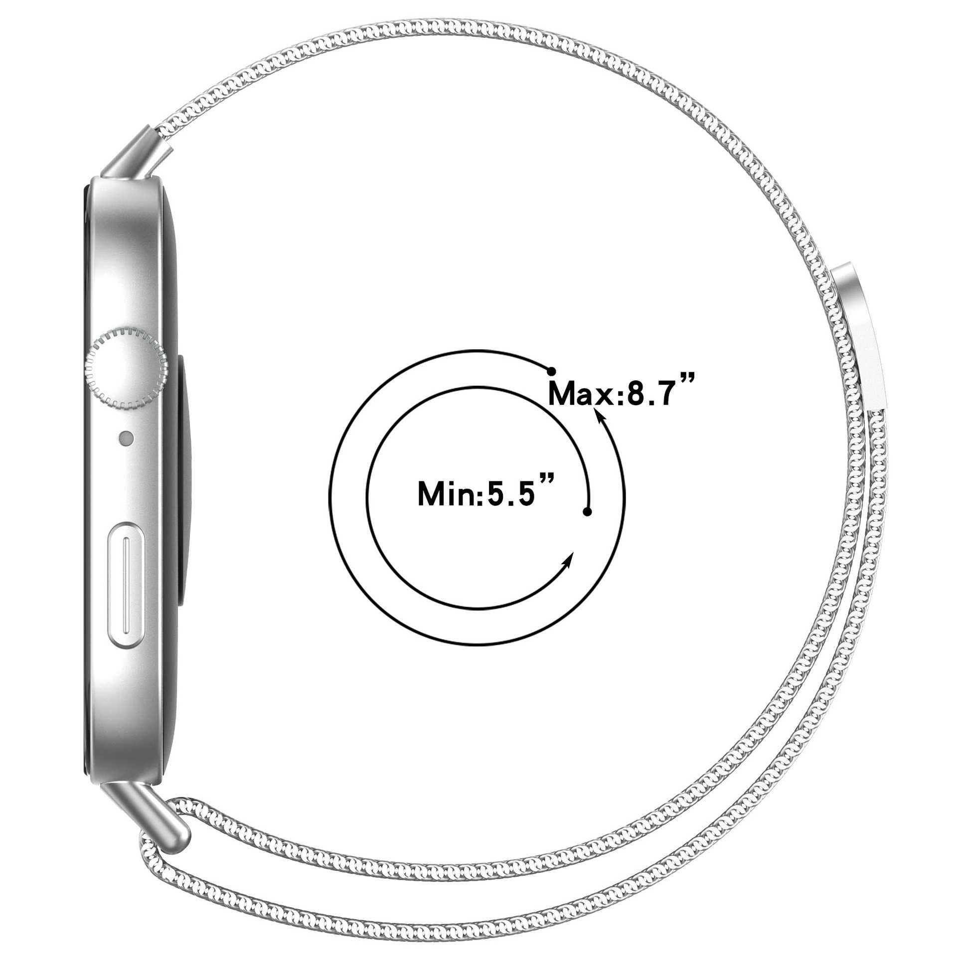 Метални каишки за смарт часовник Huawei Fit 3 смарт гривна Хуавей Фит