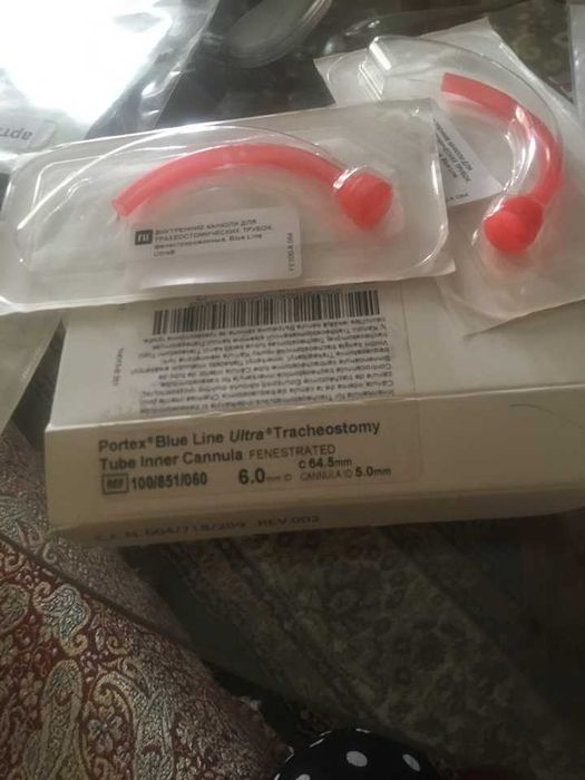 Внутренняя фенестрированная канюля 6 размера для трахеостомы