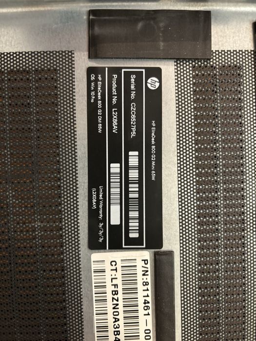 HP EliteDesk 800 G2 Desktop Mini- I7, 16GB Ram, 128SSD