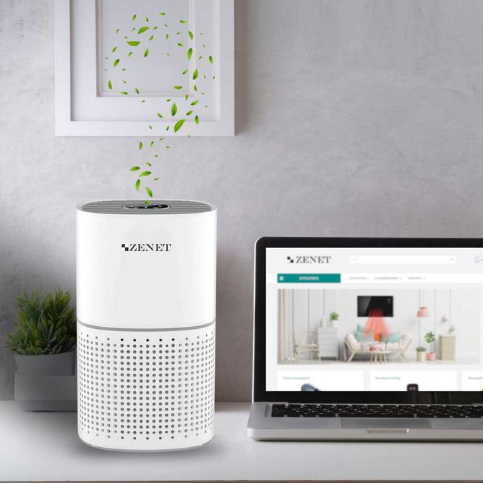 ZENET 201 Пречиствател на въздух с HEPA филтър за помещения до 50 м²