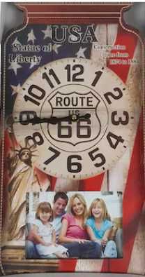 ULTIMELE ceasuri noi de perete,diverse modele,cu rama foto