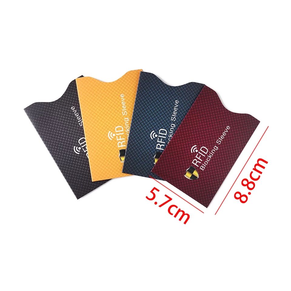 НОВО!5 БРОЯ Луксозни RFID протектори за безконтактни карти