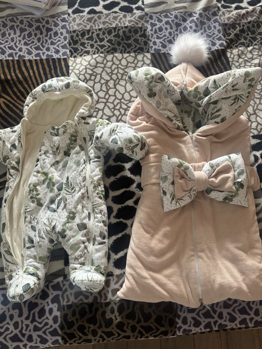 Продам кокон на выписку для девочки