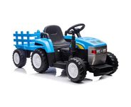Tractor electric copii Nichiduta New T7 Blue 12V 90W cu telecomanda