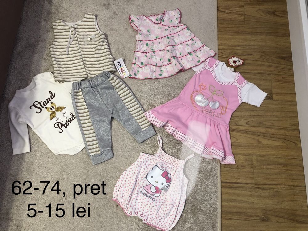 Lot marimea 62 68 74 fetita