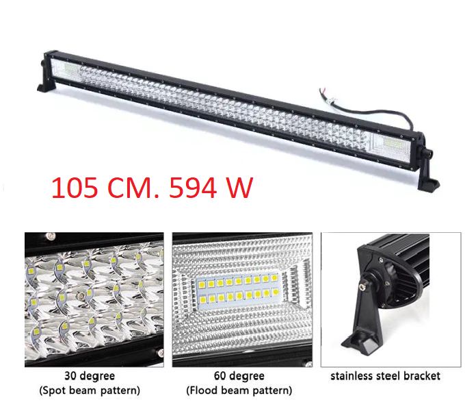 105 СМ 594W Мощен 7D 7Д Led Bar Лед Диоден Бар Прожектор 12V 24V