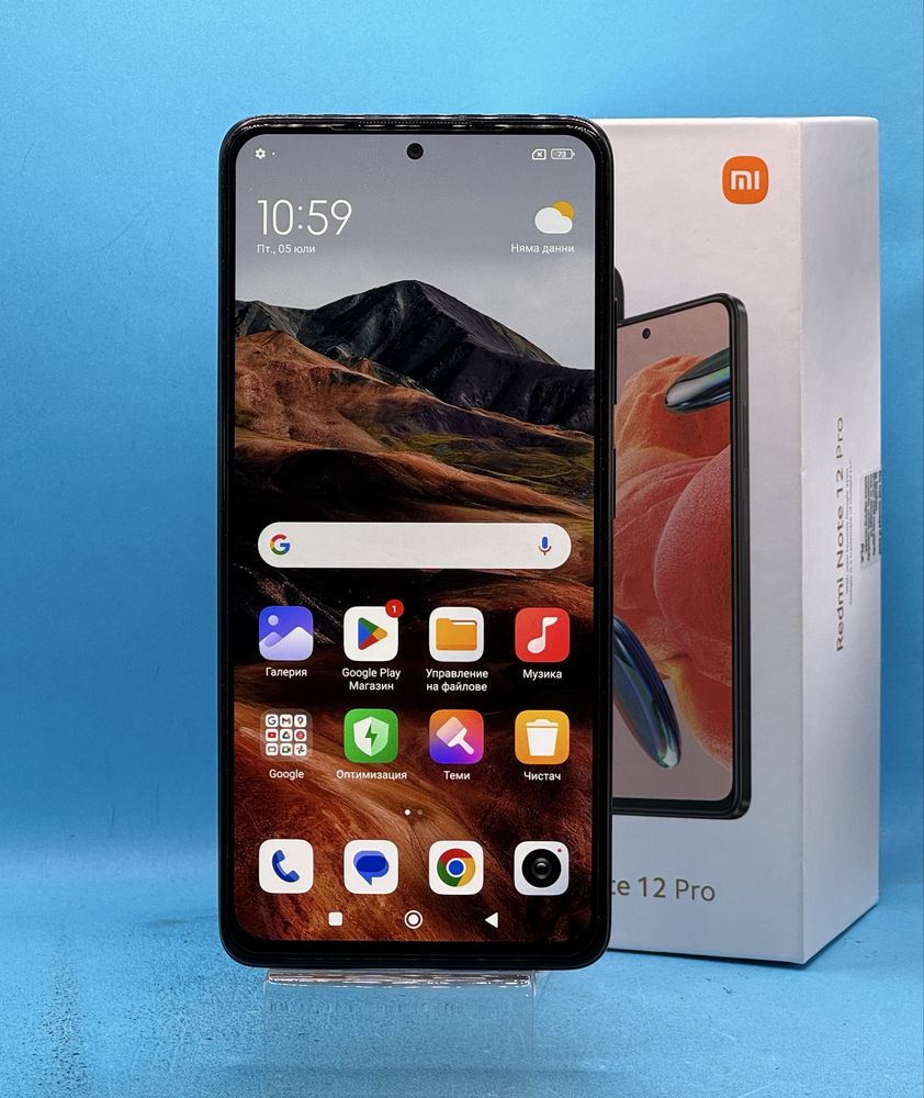 ГАРАНЦИОНЕН!!! Xiaomi Redmi Note 12 Pro, 256GB, 8GB RAM, 4G, Graphite