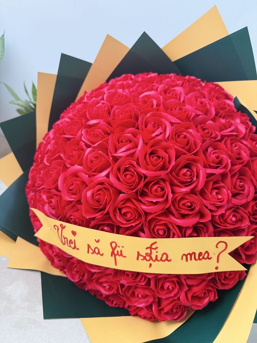 Buchete din trandafiri parfumati de sapun