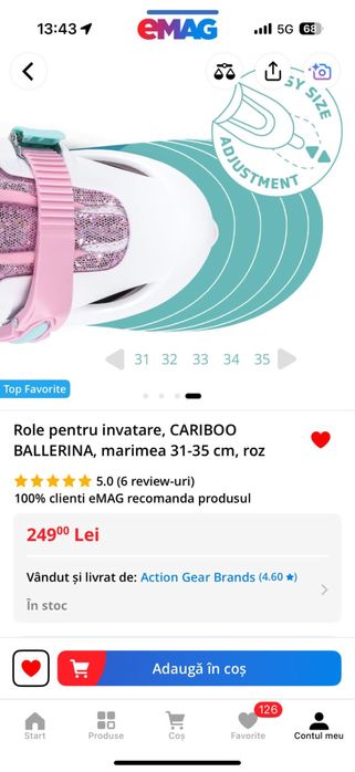 Role pentru invatare, CARIBOO BALLERINA