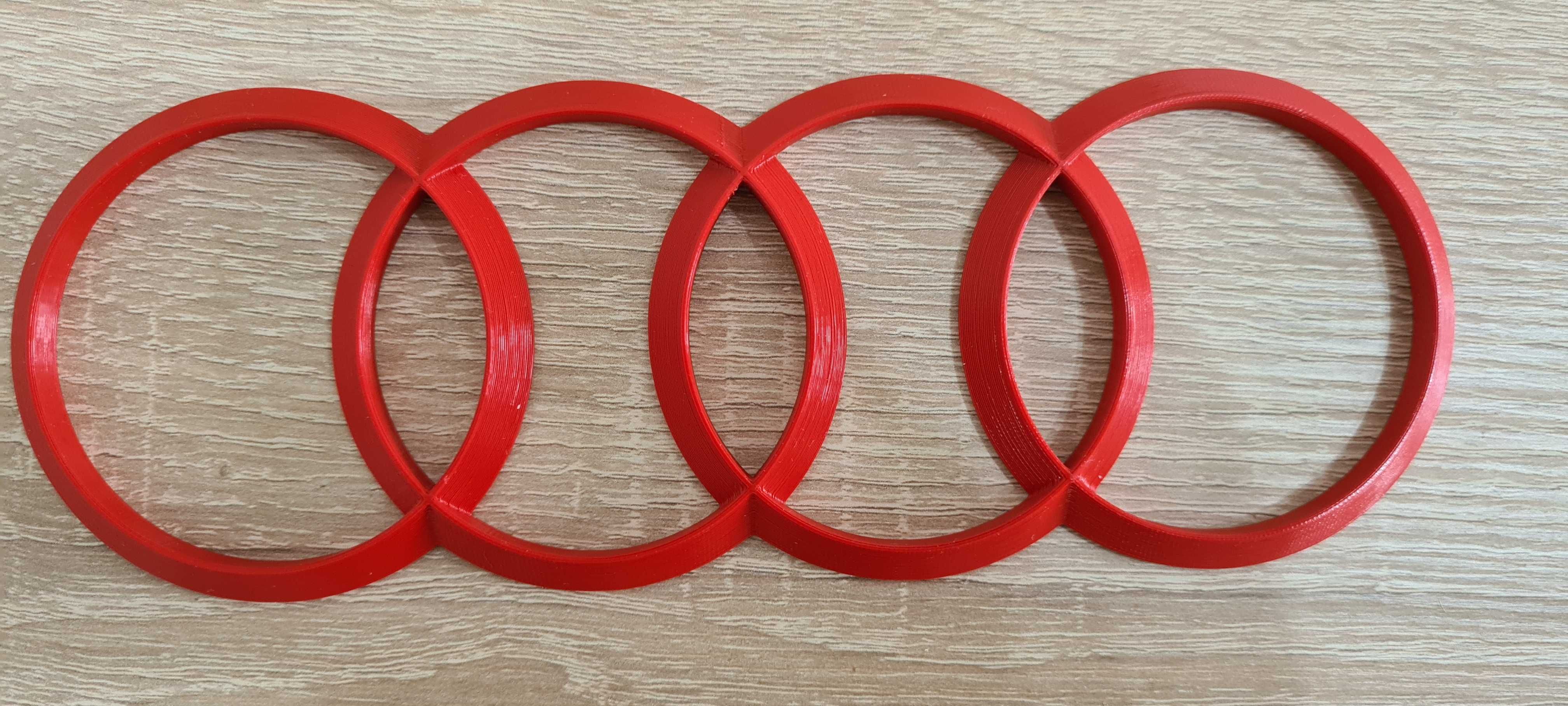Задна Емблема за Audi A6 няколко цвята, размери по поръчка