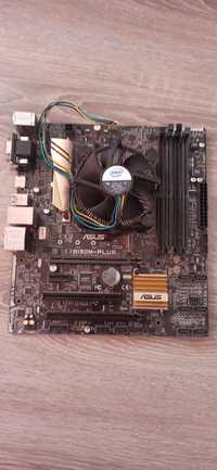 Дънна платка Asus B150m-plus + процесор i5 6500
