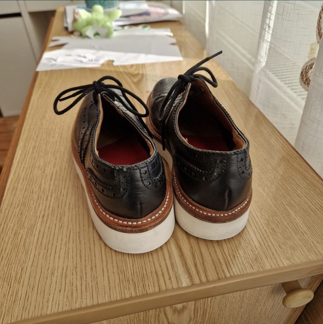 Pantofi Grenson, Handmade Full Grain, Vibram, Goodyear Welted - 36