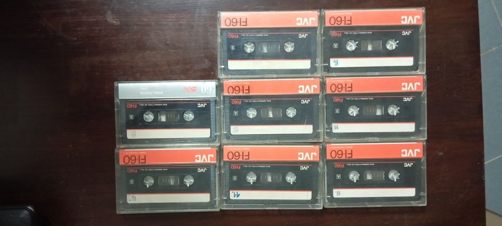 Casete audio , Basf ,Maxell,Jvs,Sony,DTK,