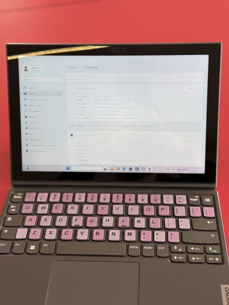 Tableta Lenovo Ideapad Duet 3 Touch-Graphite Gray/Tableta Sim+WiFi