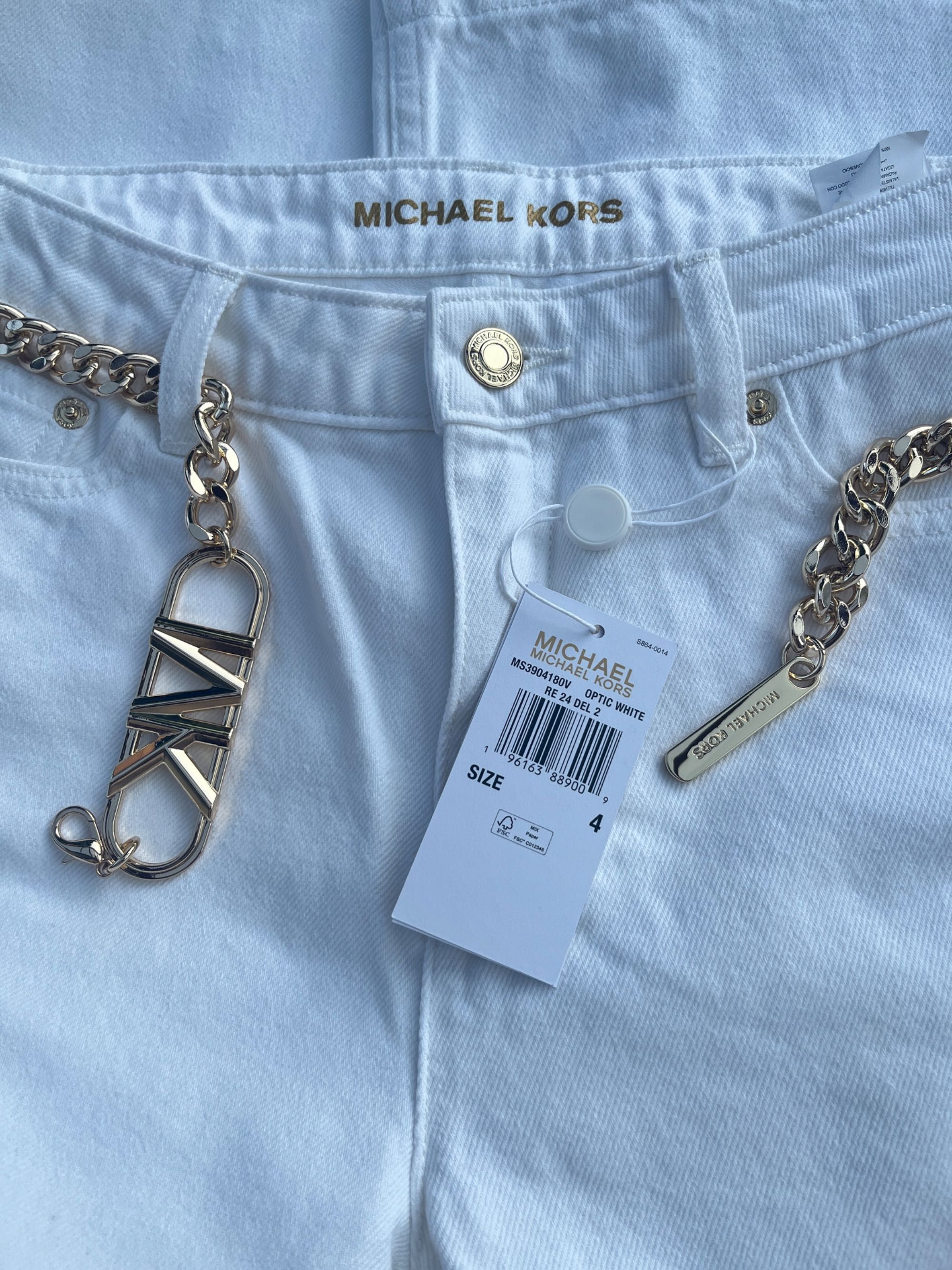 Оригинален бял панталон Michael Kors размер М