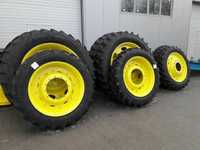 Тесни и двойни тесни гуми и джанти за трактори