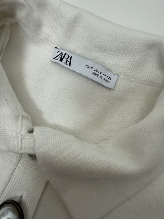 Rochie de tricot cu Nasturi Perle Zara | Mărimea S