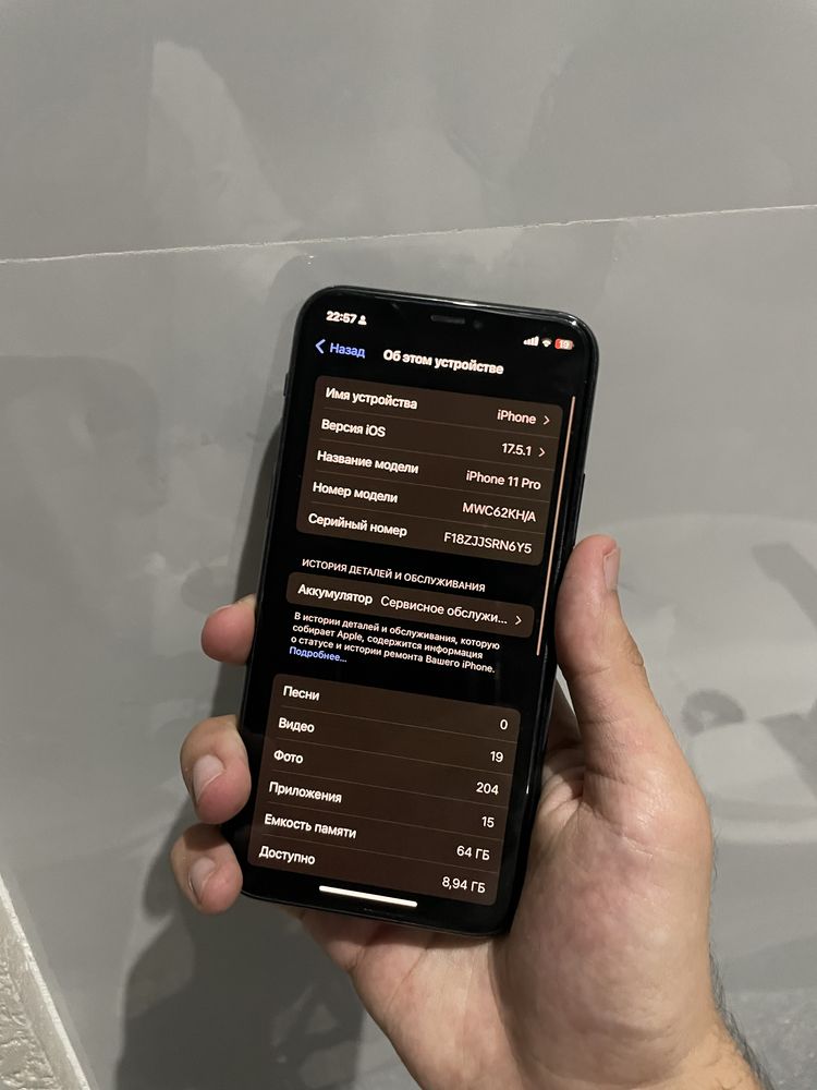 iPhone 11 pro Xolati Yahshi
