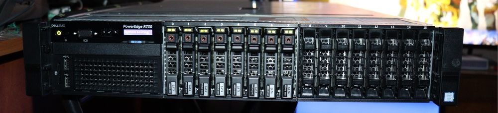 Server Dell PE R730 16 Bays 32 Cores V3 9.6Tb SAS 128Gb DDR4 X520-DA2
