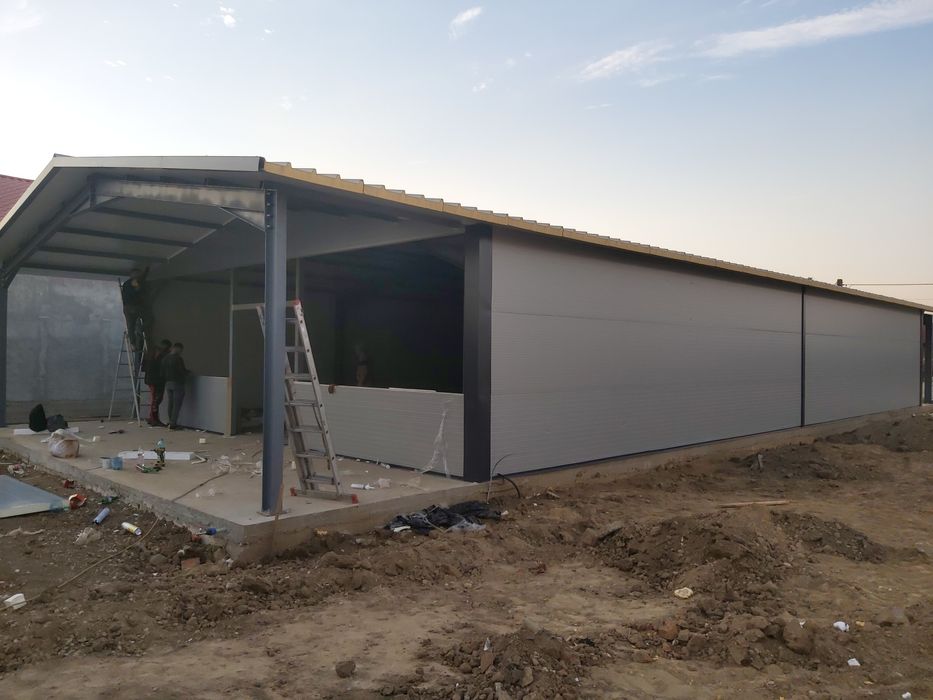 Vand hala de 8x15m livrare si montaj nu trebuie avans