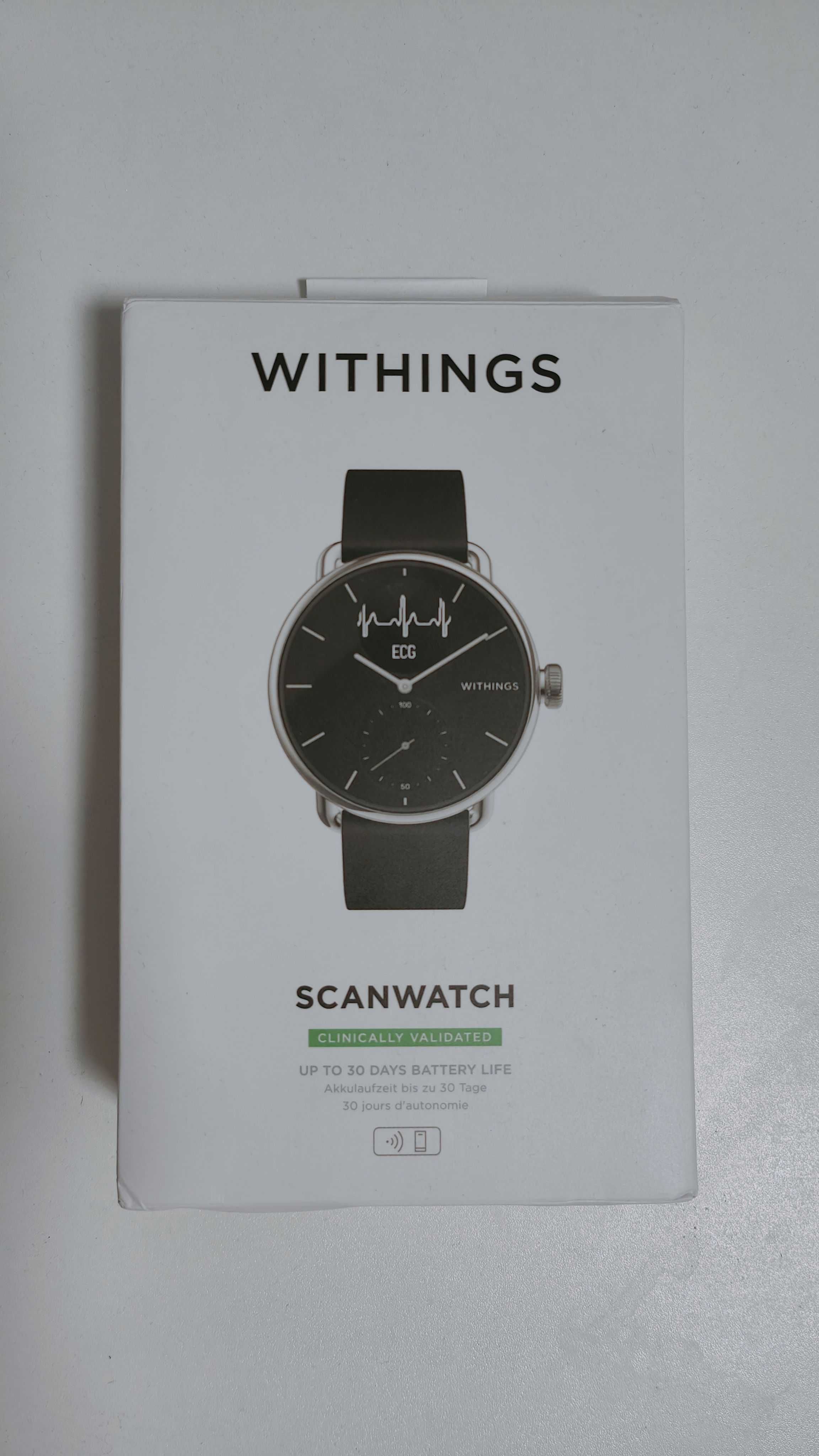Smartwatch Withings Scanwatch 38mm Black