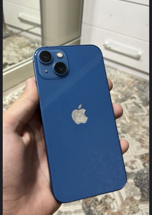 Айфон 13 256гб синего цвета