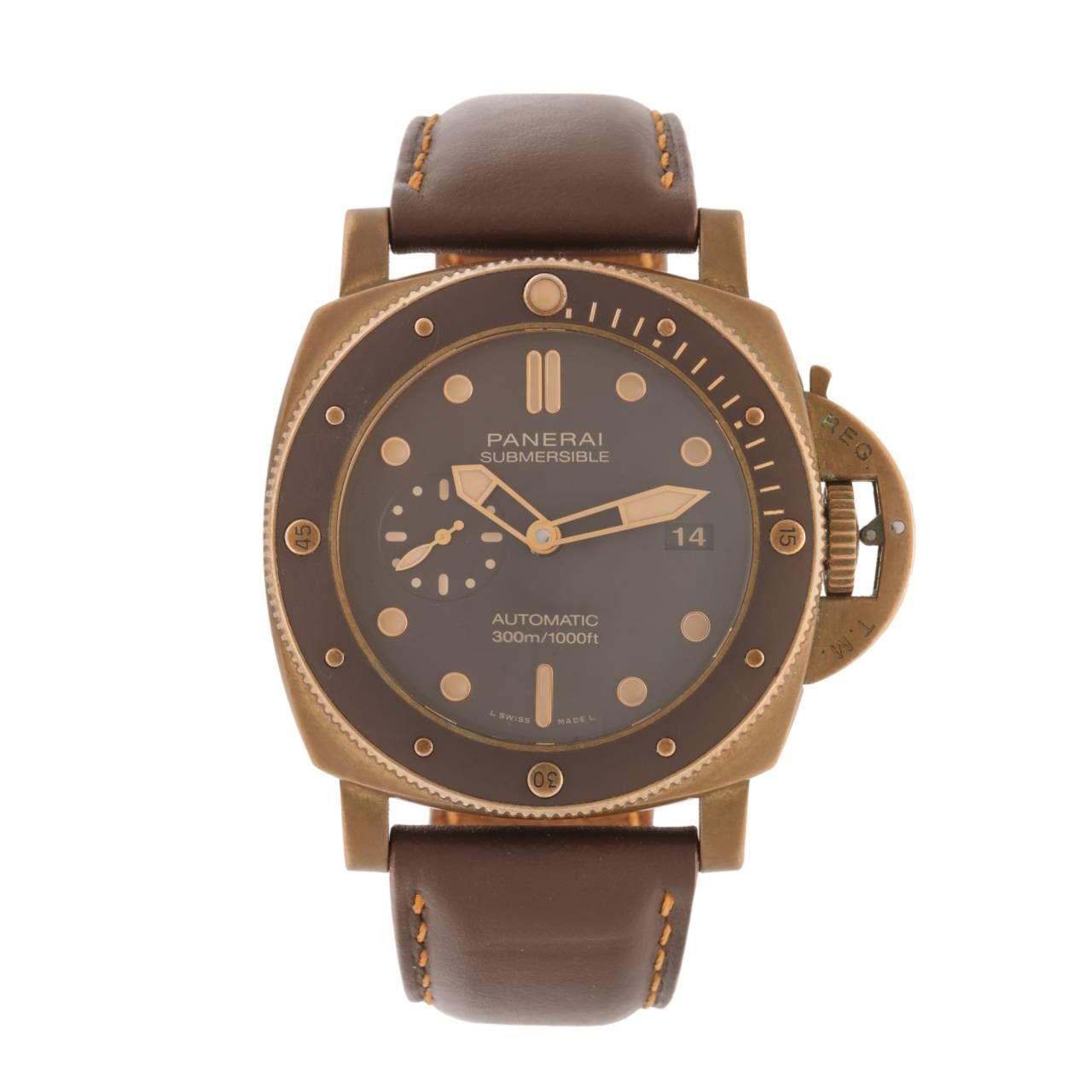 Ceas Panerai Submersible, din bronz, de mână, bărbătesc 2022