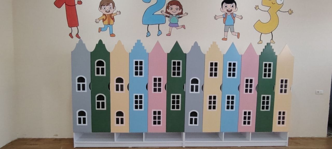 Bolalar uchun har xil turdagi mebelar