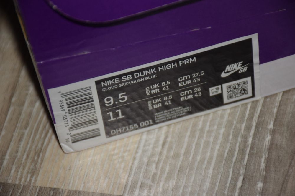 Nike Sb Dunk High Pro NYC Knicks 43