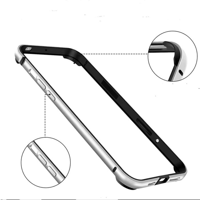 Husa Carcasa Bumper Aliaj Aluminiu iPhone 7 8 SE 2020