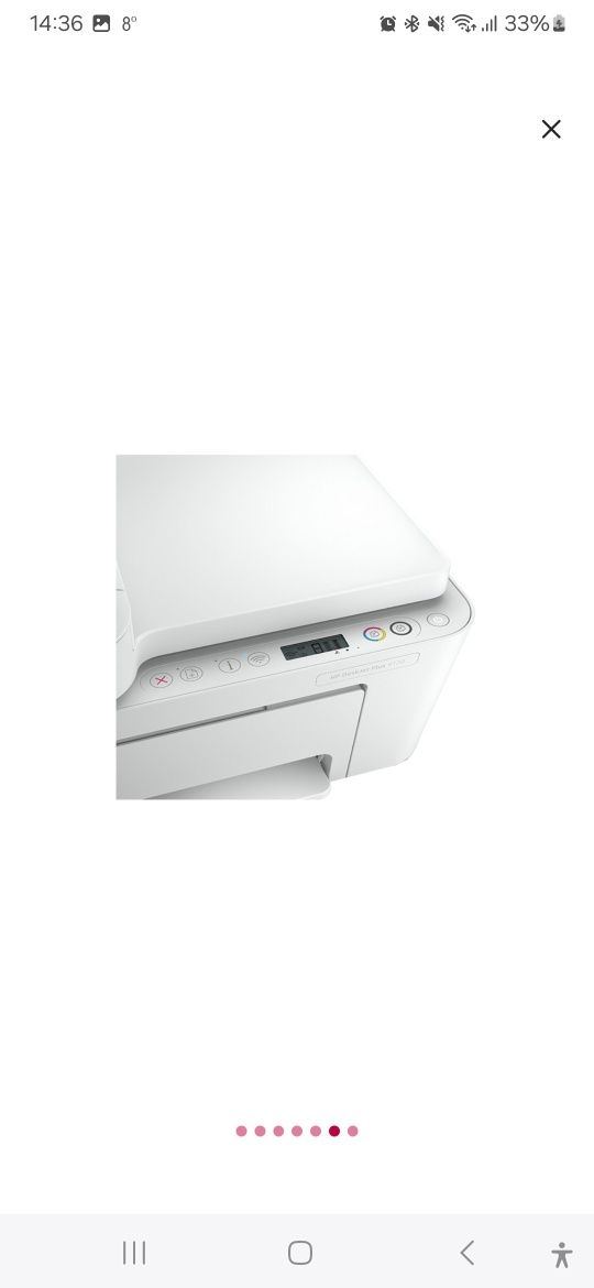 Multifunctional inkjet color HP DeskJet Plus 4120, A4, USB, Wi-Fi, Fax