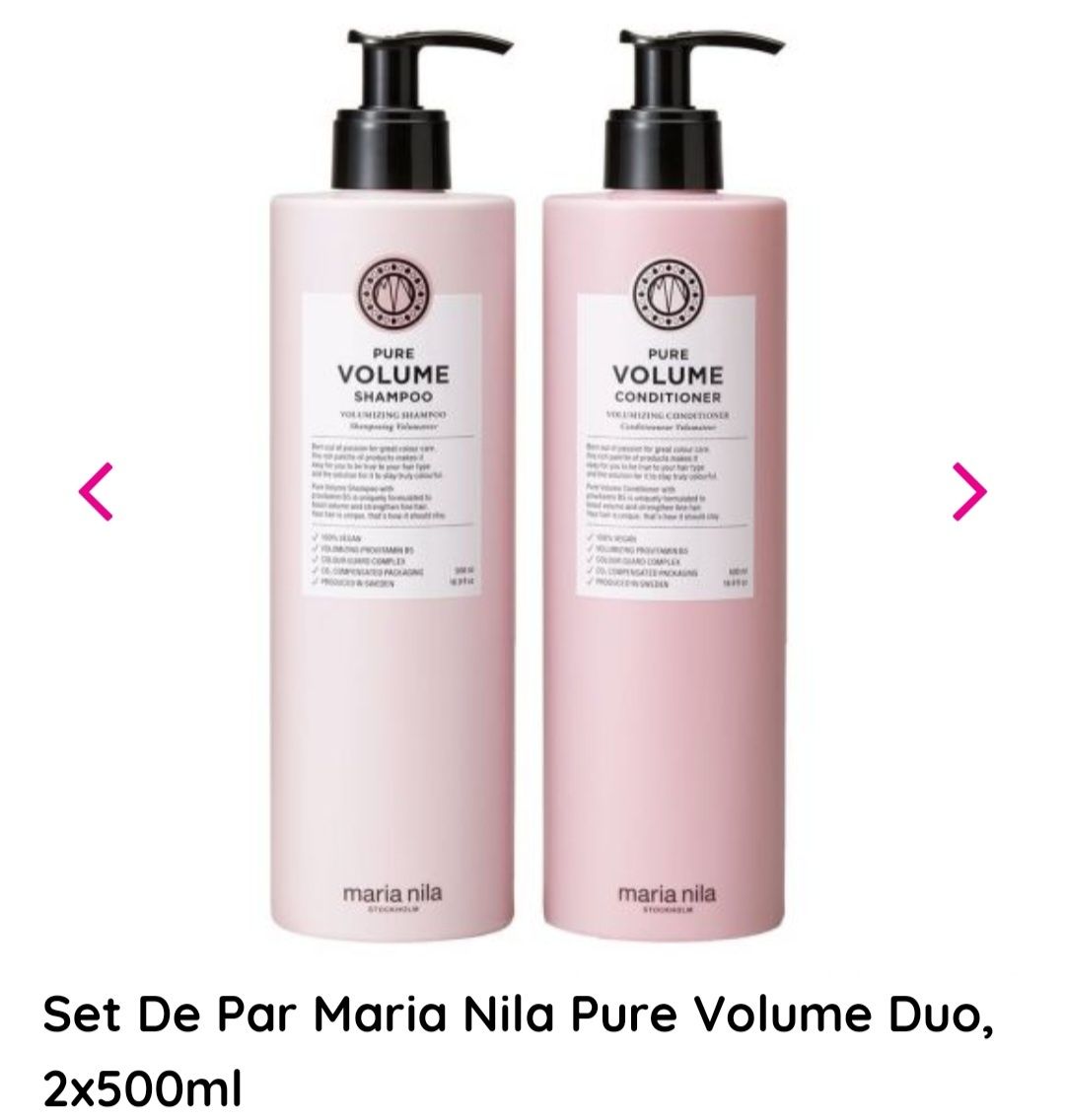 Set duo Maria Nila Sampon si balsam volum500 ml